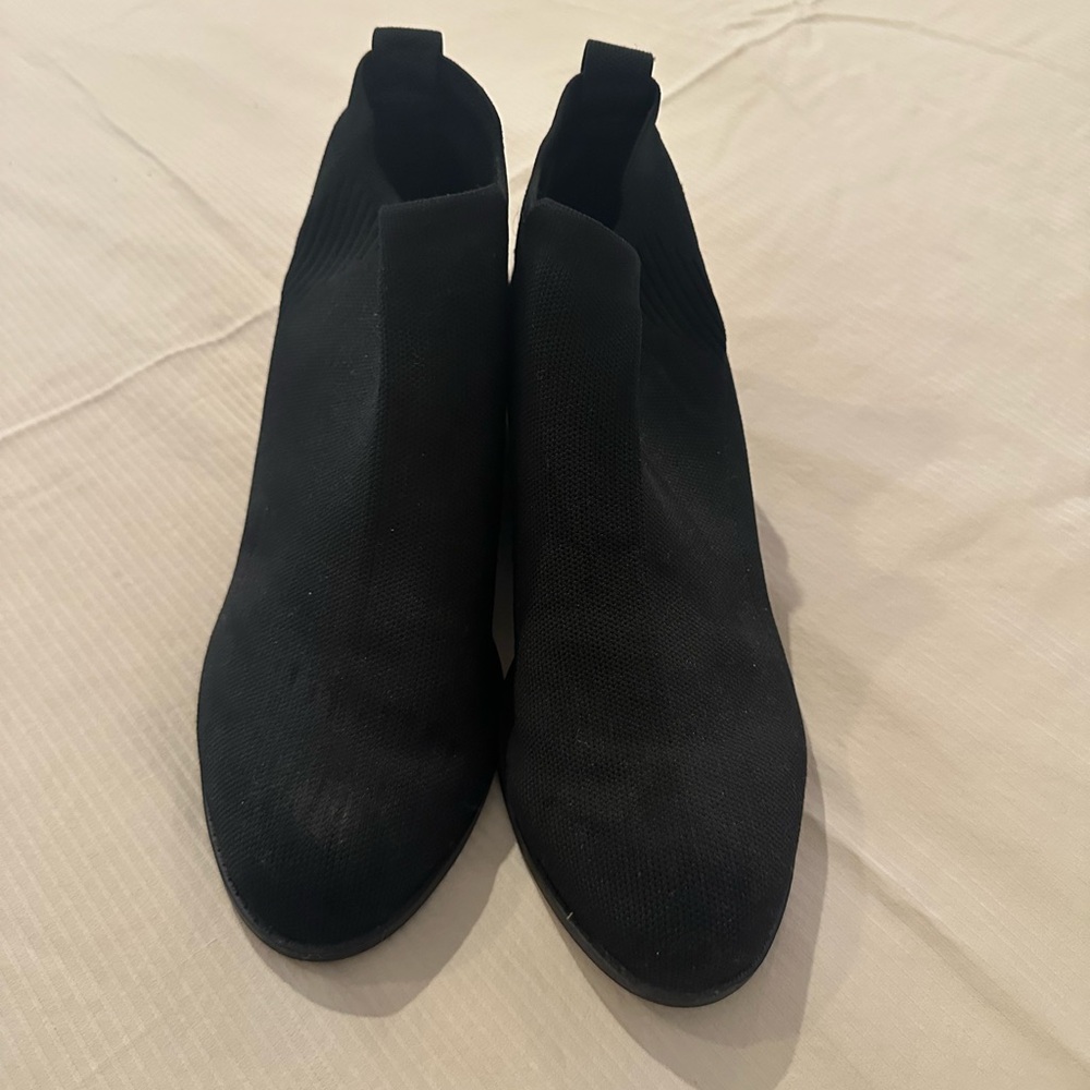 Torrid Black Stretch Ankle Booties